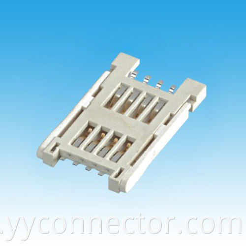 SIM 8P Flip card holder F-style Connector